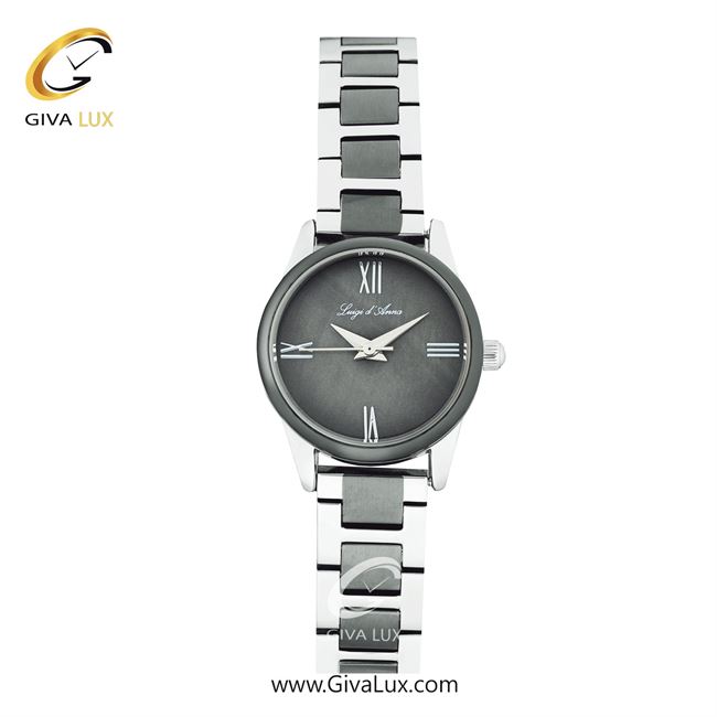 ساعت مچی اورجینال زنانه LdA تیتانیوم-نقره ای | تیتانیوم(زغالی)-نقره ای| دودی|تیتانیوم| کد رفرنس 2471